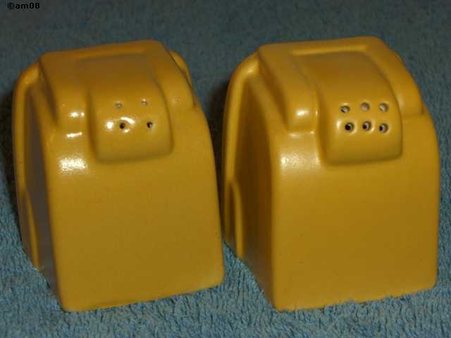 Modern shakers glazed matte yellow